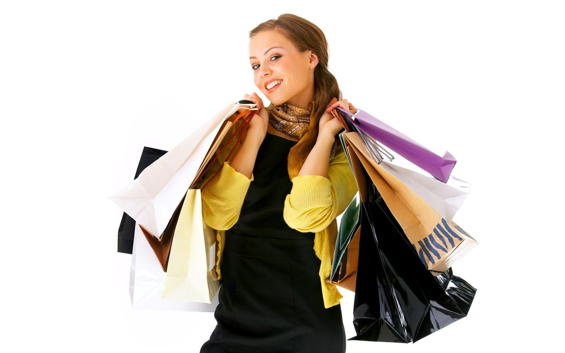 1920x1200 Wallpaper, christmas, background, girl, shopping