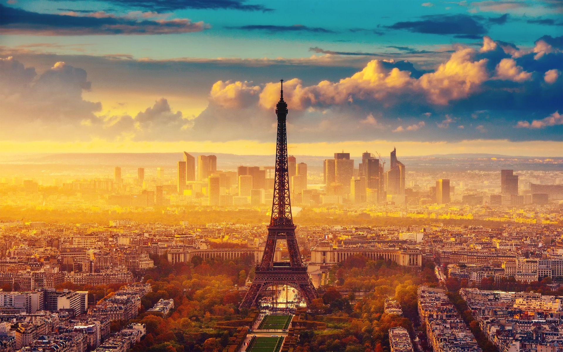1920x1200 Paris At Morning Desktop Background Hình nền HD cho Desktop, Instagram