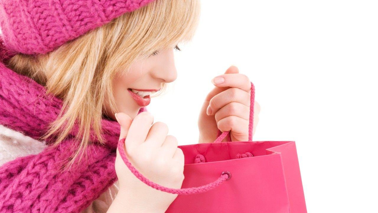 1280x720 shopping girl happy