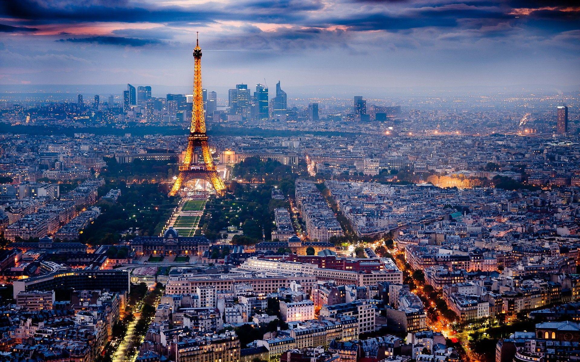 1920x1200 cảnh quan thành phố Paris