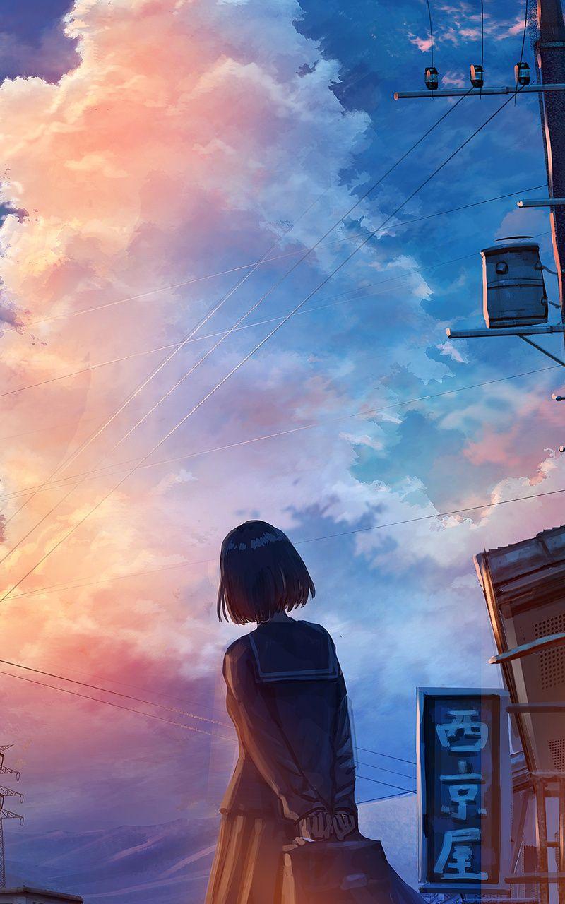 800x1280 Anime Girl Grocery Shopping Nexus Samsung Galaxy Tab 10