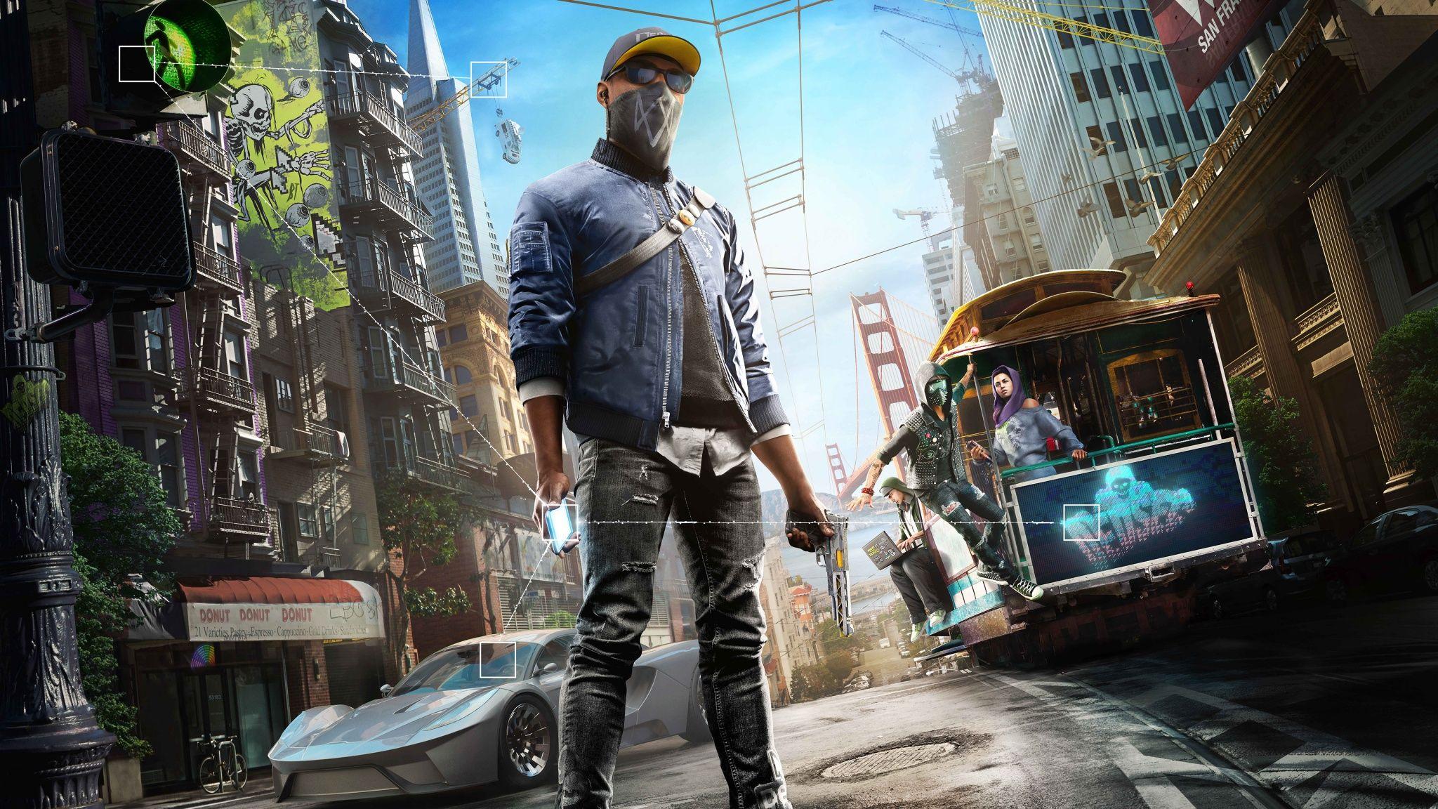 2048x1152 Hacking The System Watch Dogs 2 Wallpaper