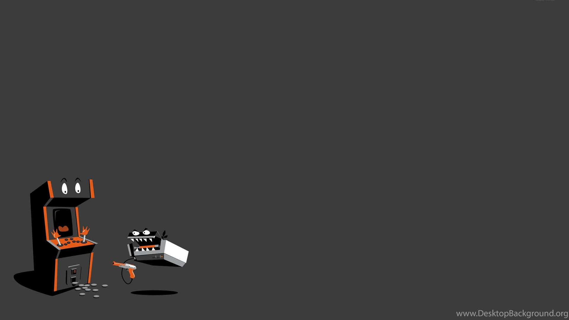 1920x1080 Game Console Fighting With The Arcade Wallpaper Funny Wallpaper