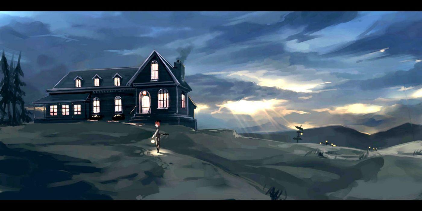 1400x700 Building cacao choco mame dark koakuma touhou d wallpaper