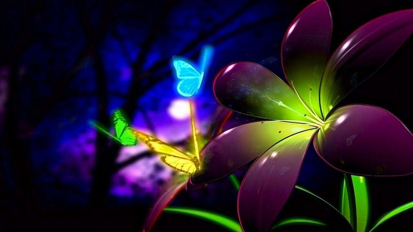 1366x768 Library of animation flowers free download png files ▻▻▻ Clipart Art 2019