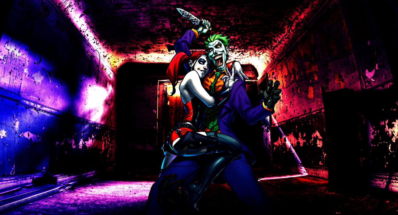 Joker And Harley Quinn Desktop HD Wallpapers - Top Free Joker And ...