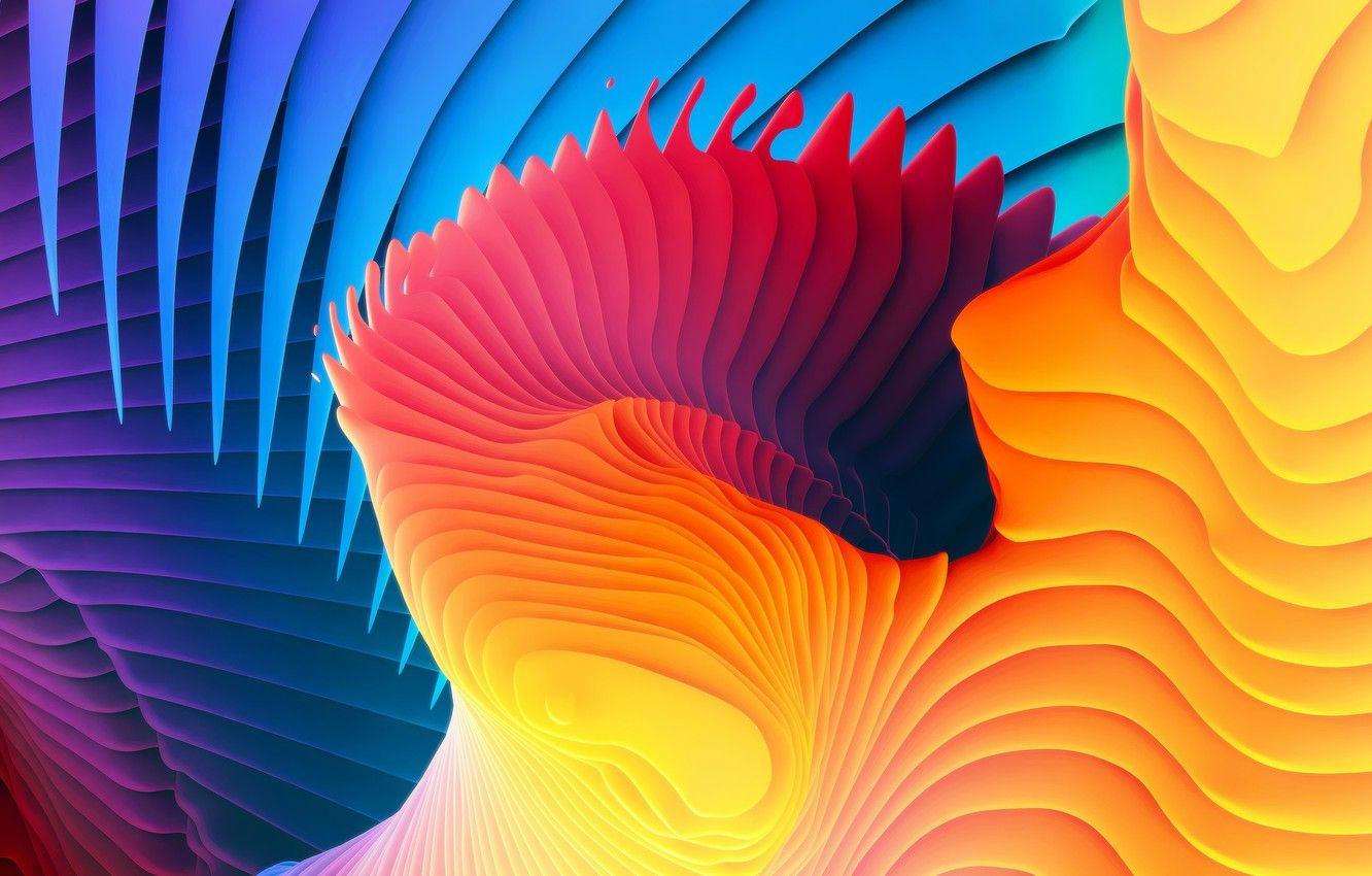 1332x850 Wallpaper paint, color, abstraction, Macbook Pro Retina, 2016