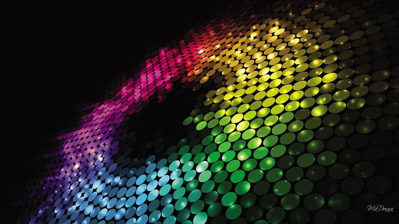 1280x720 Free download desktop wallpaper 3D abstract circle colorful