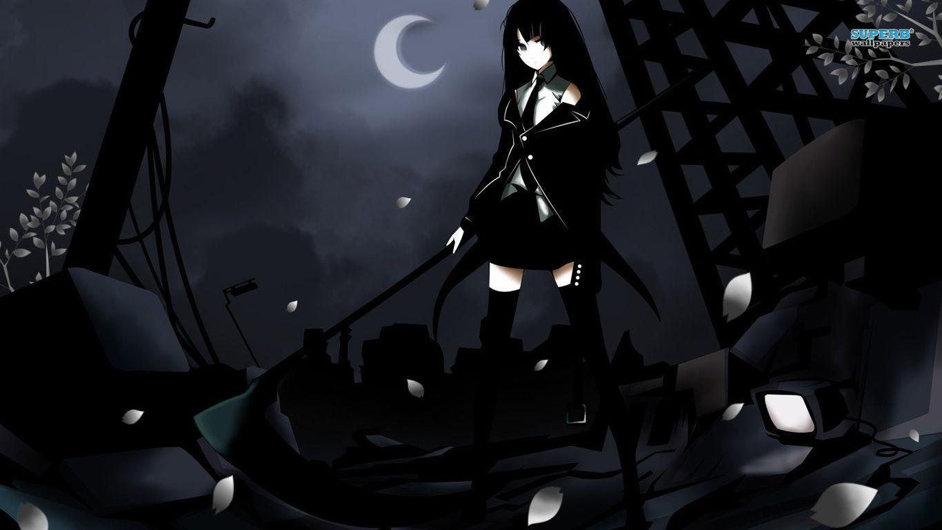 1366x768 Black Rock Shooter wallpaper wallpaper