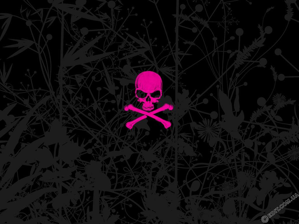 1024x768 Skull Wallpaper For Girls