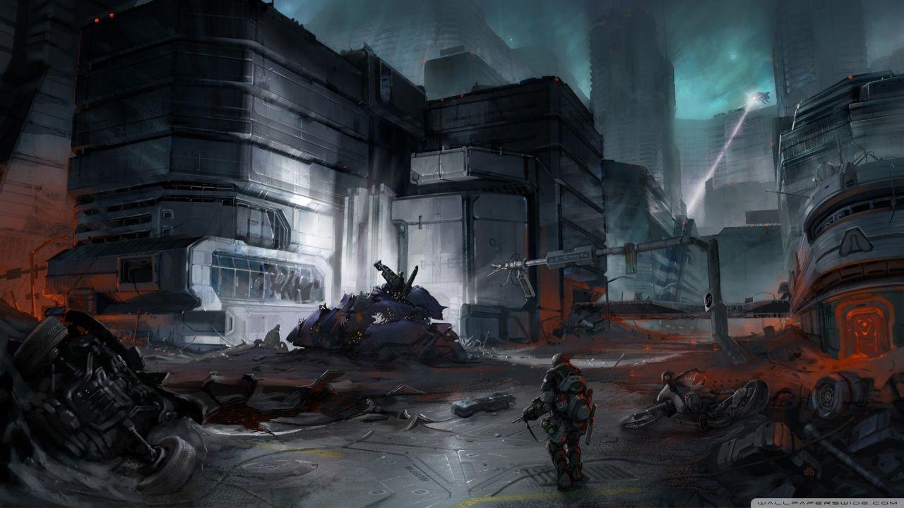 1280x720 Halo 3 ODST Video Game Ultra HD Desktop Background Wallpaper
