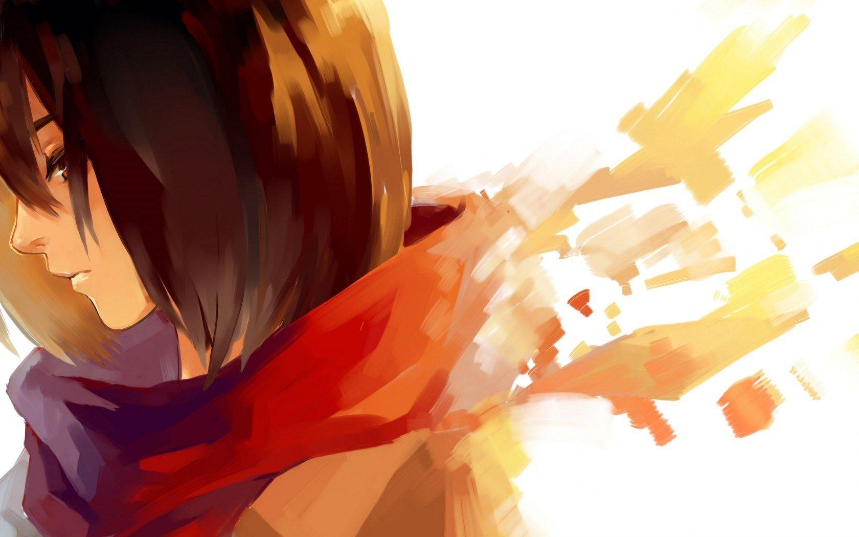 1680x1050 Anime Broken Heart Girl Painting Wallpaper