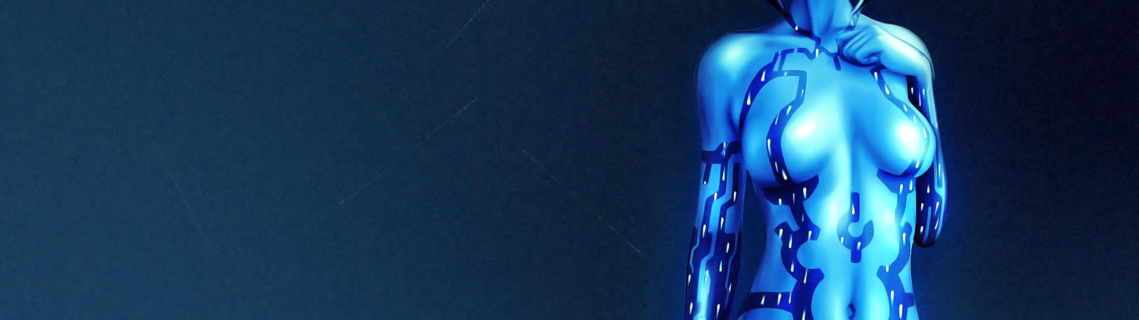3840x1080 Cortana Desktop Background. Beautiful