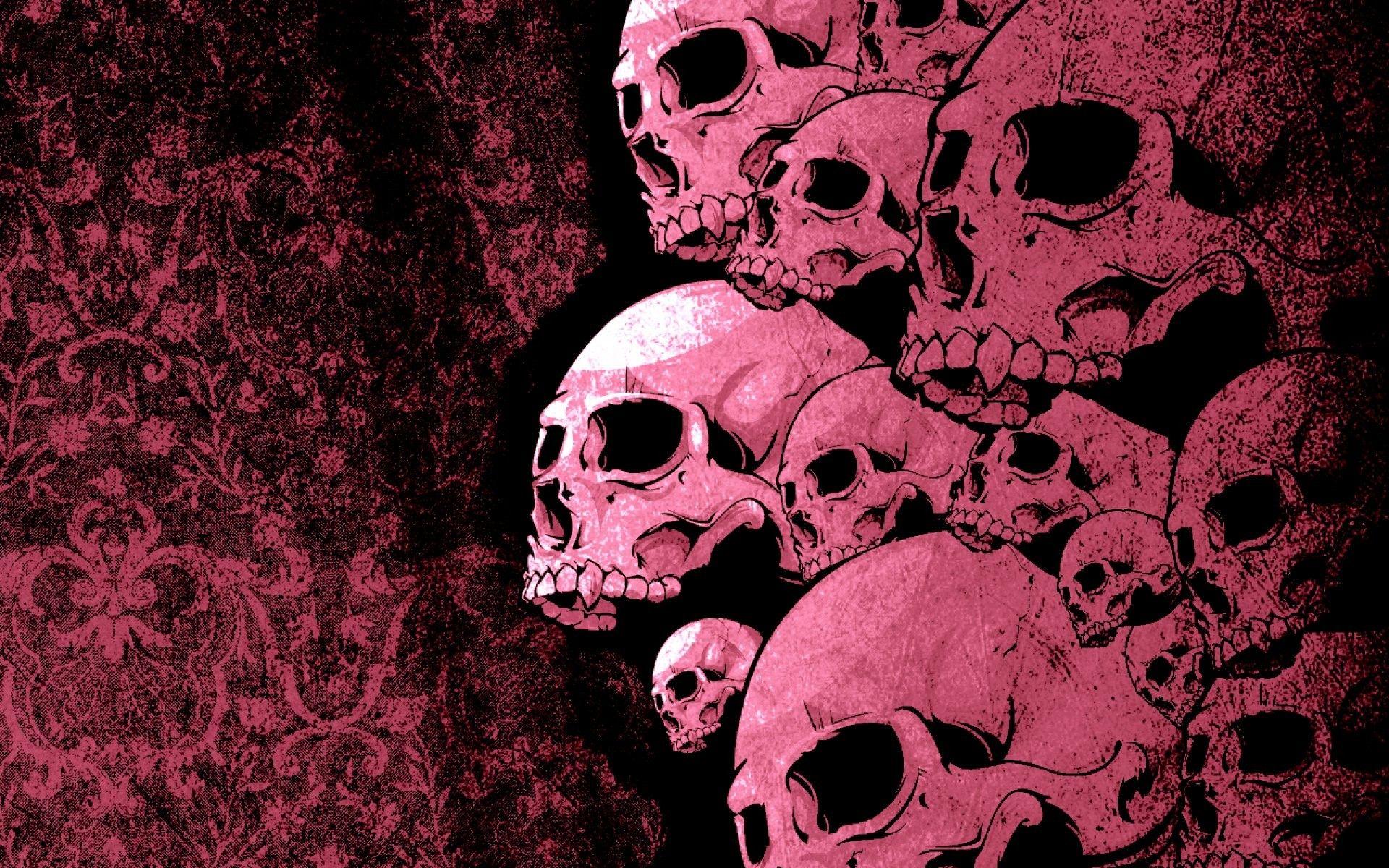 Pink Girl Skull Wallpapers Top Free Pink Girl Skull Backgrounds WallpaperAccess