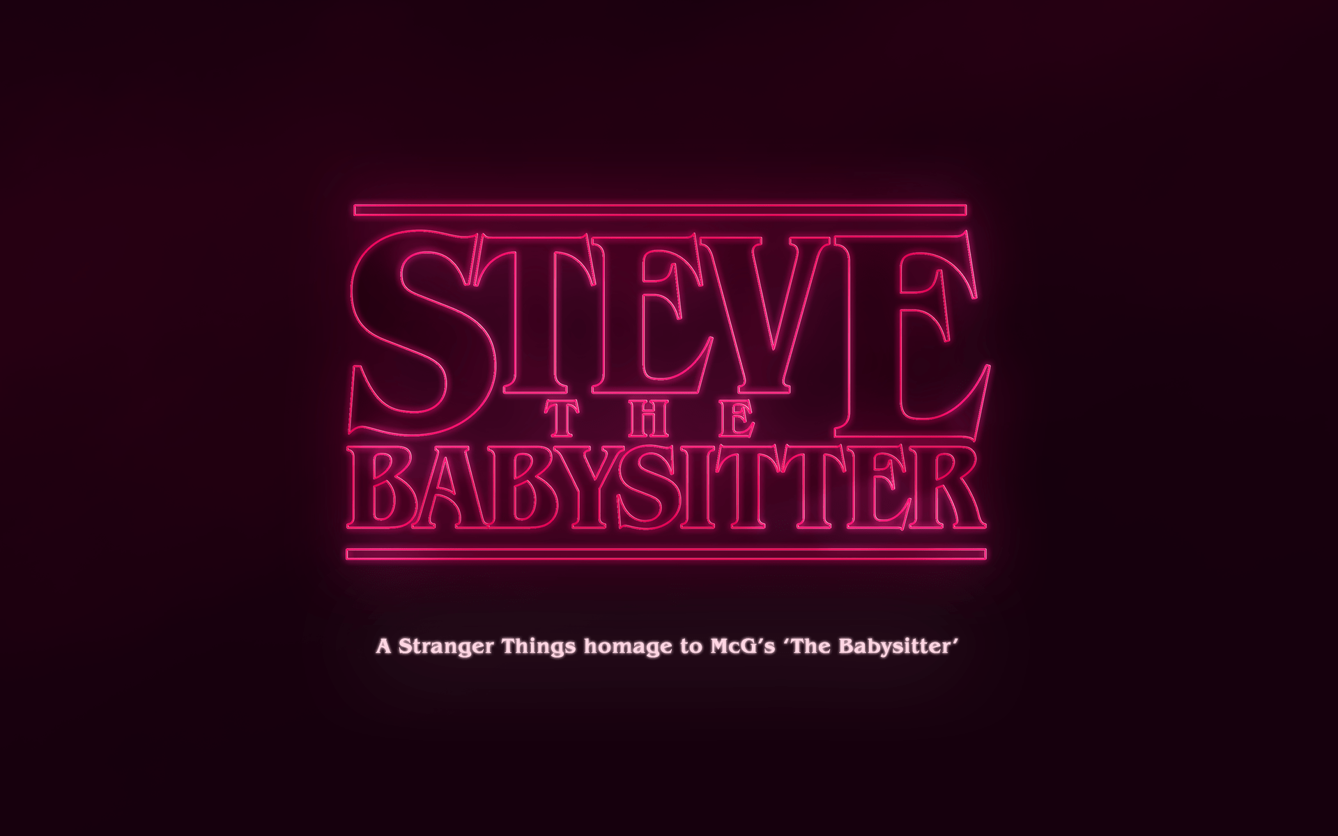 1920x1200 Steve The Babysitter