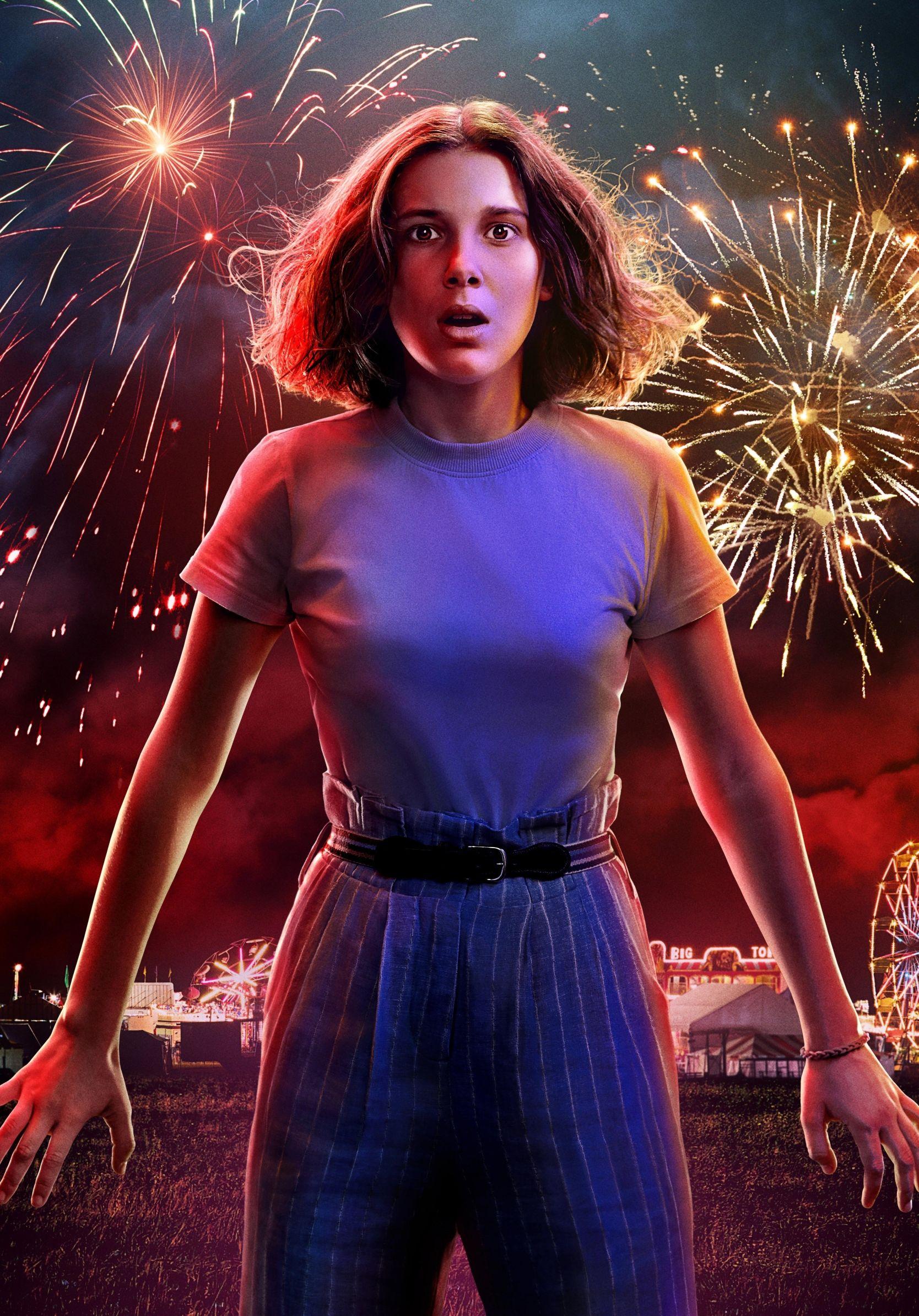 1668x2388 Millie Bobby Brown As Eleven Stranger Things 3 Poster