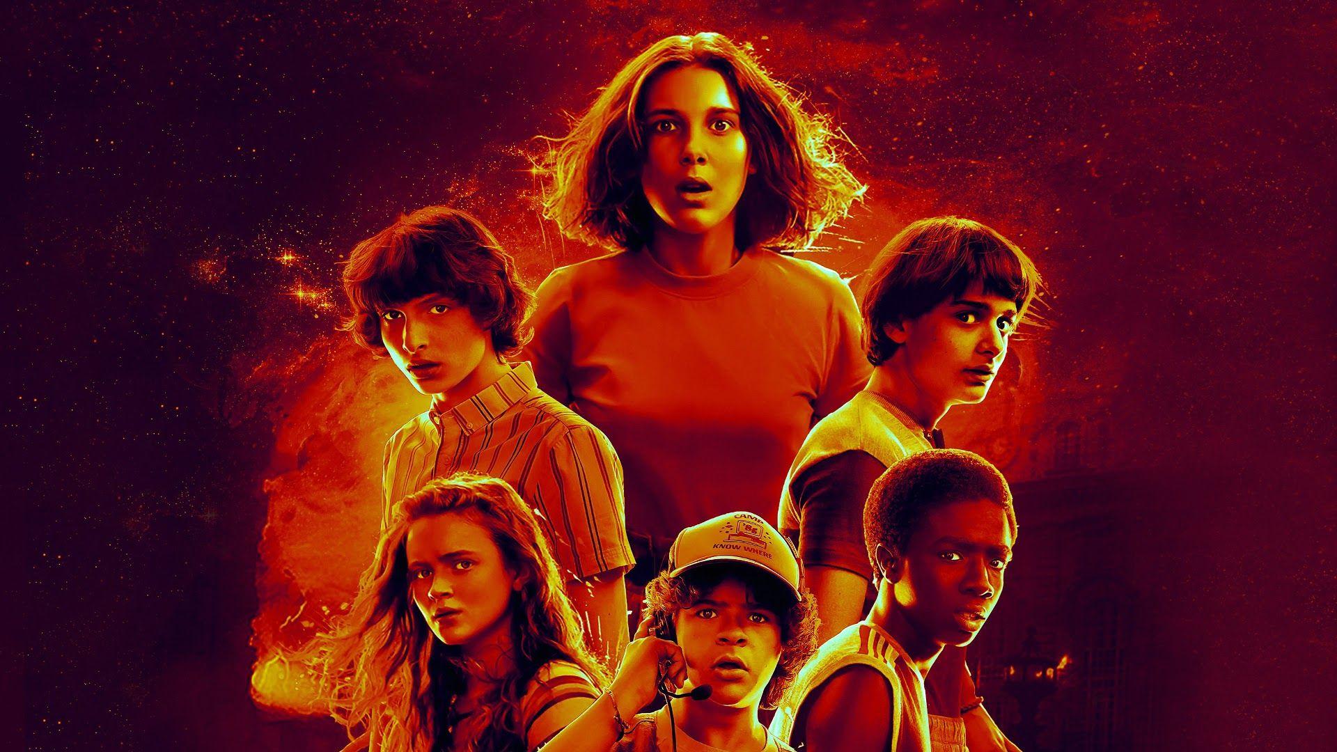 1920x1080 Stranger Things Season 3 Characters 4K Wallpaper