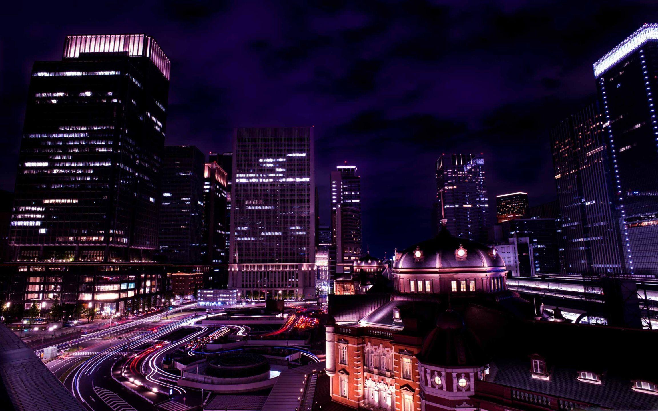 2304x1440 Tokyo Night View Japan MacBook Air Wallpaper Download