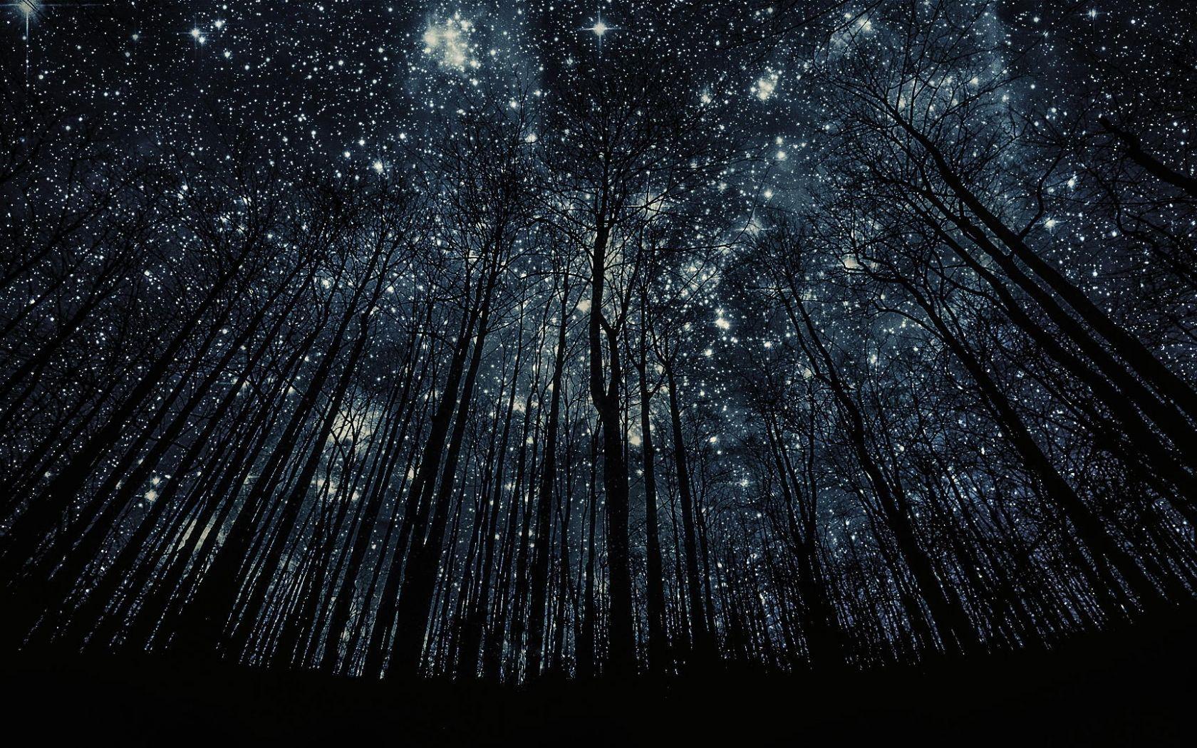 1680x1050 Free download Desktop Starry Night Wallpaper [1920x1080]