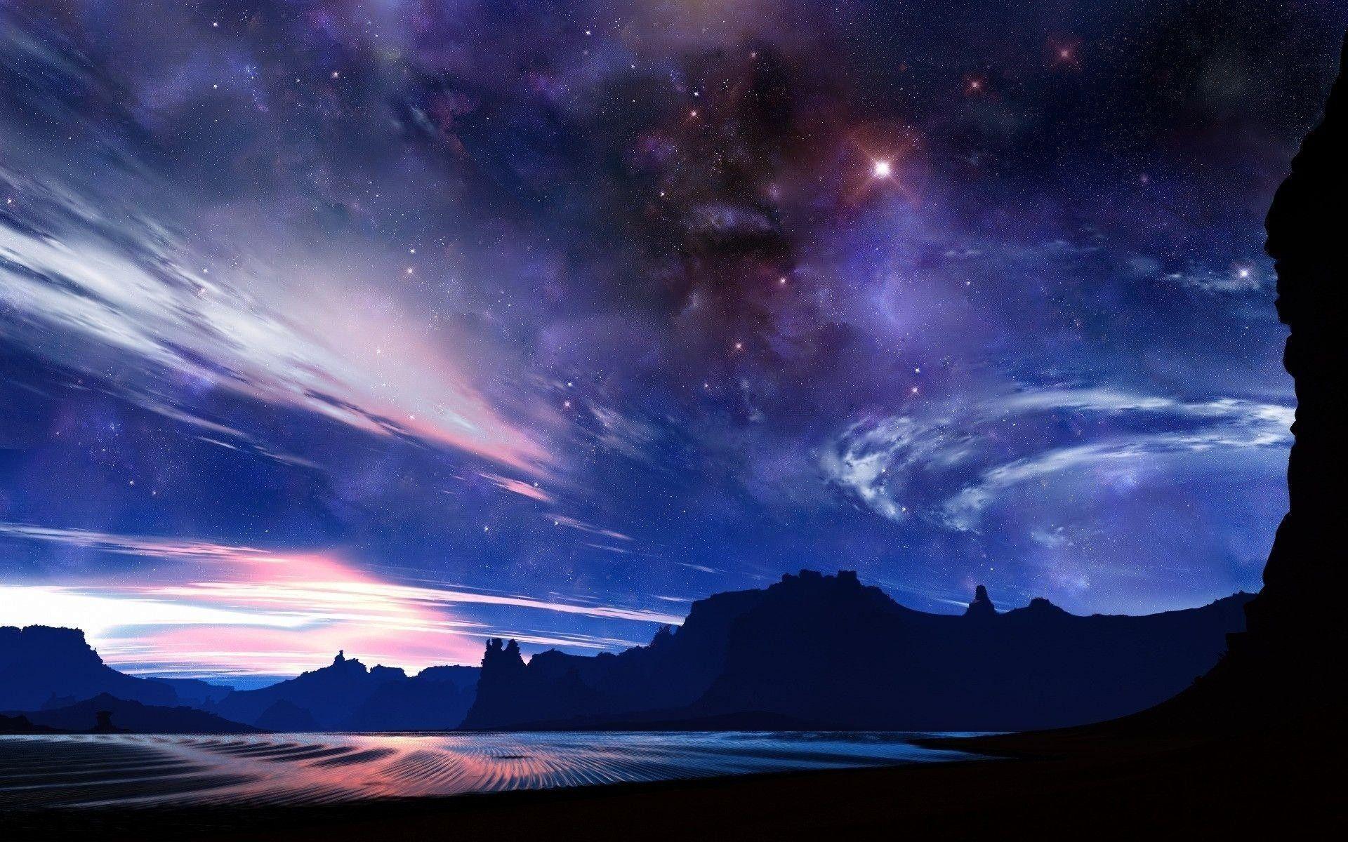 1920x1200 Starry Sky