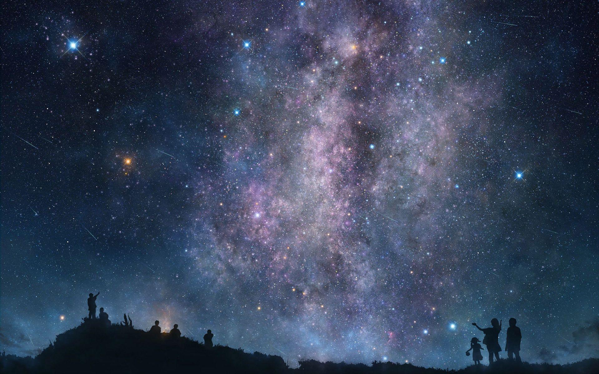 1920x1200 Starry Sky Wallpaper