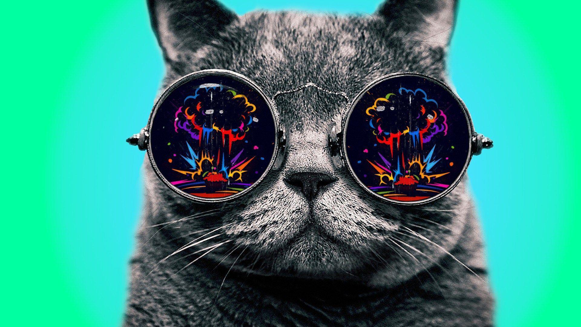 trippy animal backgrounds hd