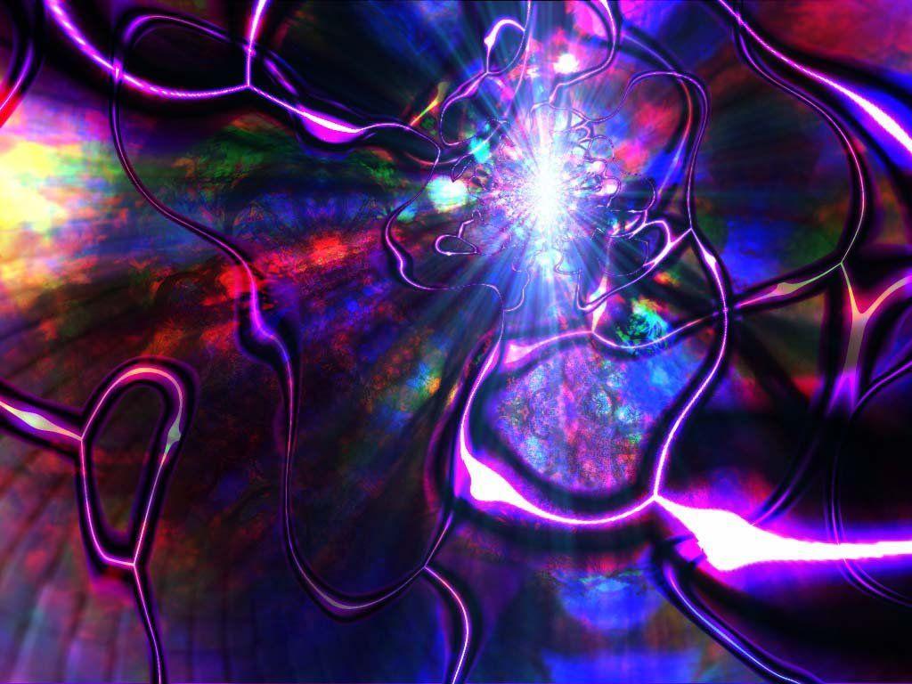 1024x768 Trippy Cool Wallpaper Neon