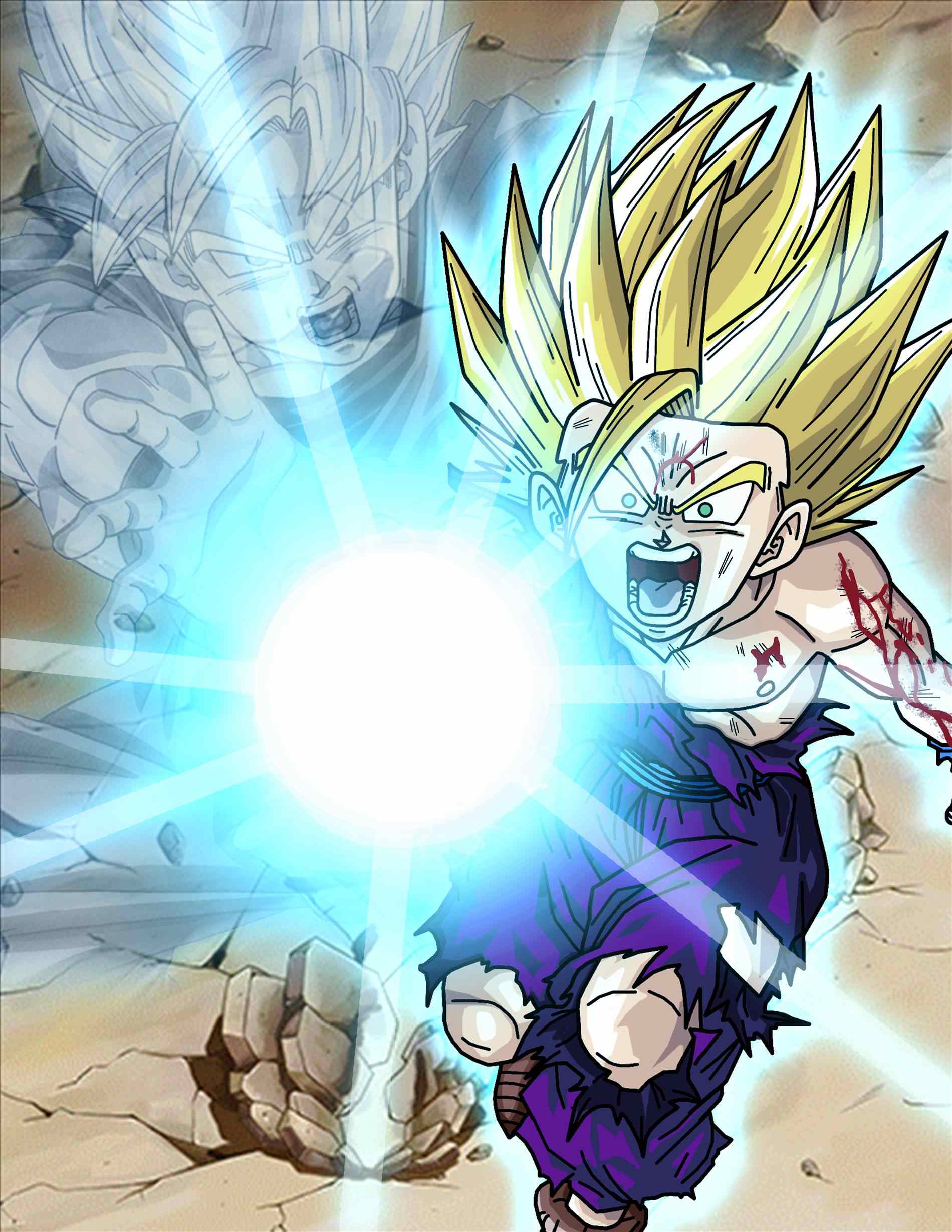 1900x2458 Nautical Ssj2 Kame Hame Ha, Download Wallpaper on Jakpost