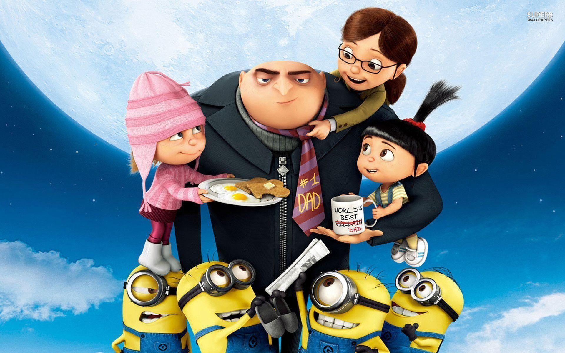 Despicable me 3  Gru and the minions 4K wallpaper download