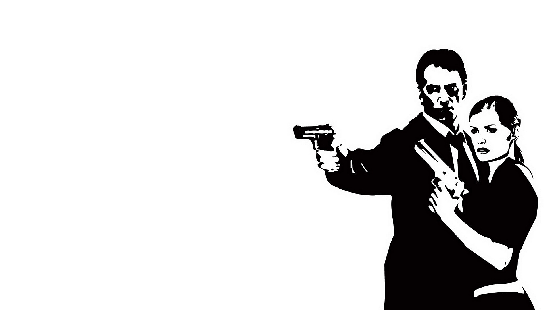 1920x1080 Max Payne 2 and Mona HD Wallpaper. Background Image