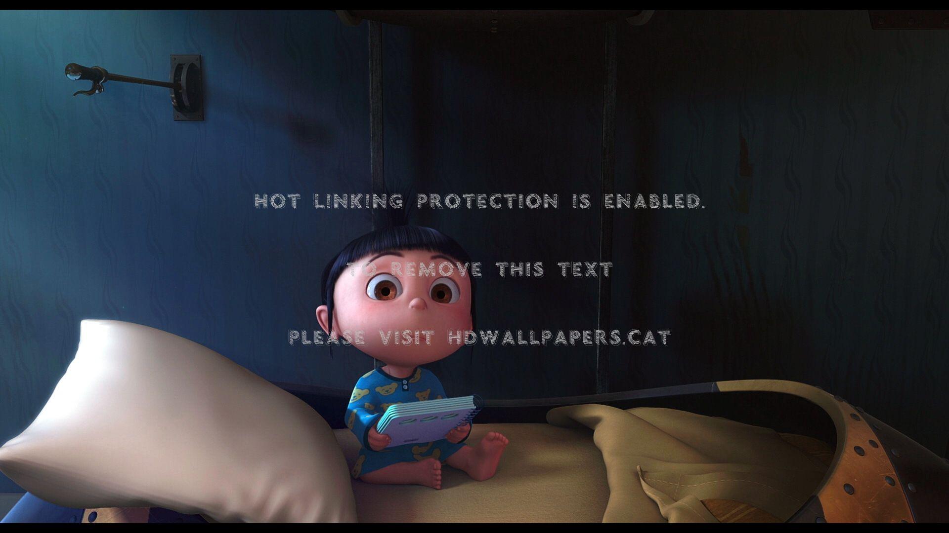 1920x1080 agnes sleeping reading despicable me movies