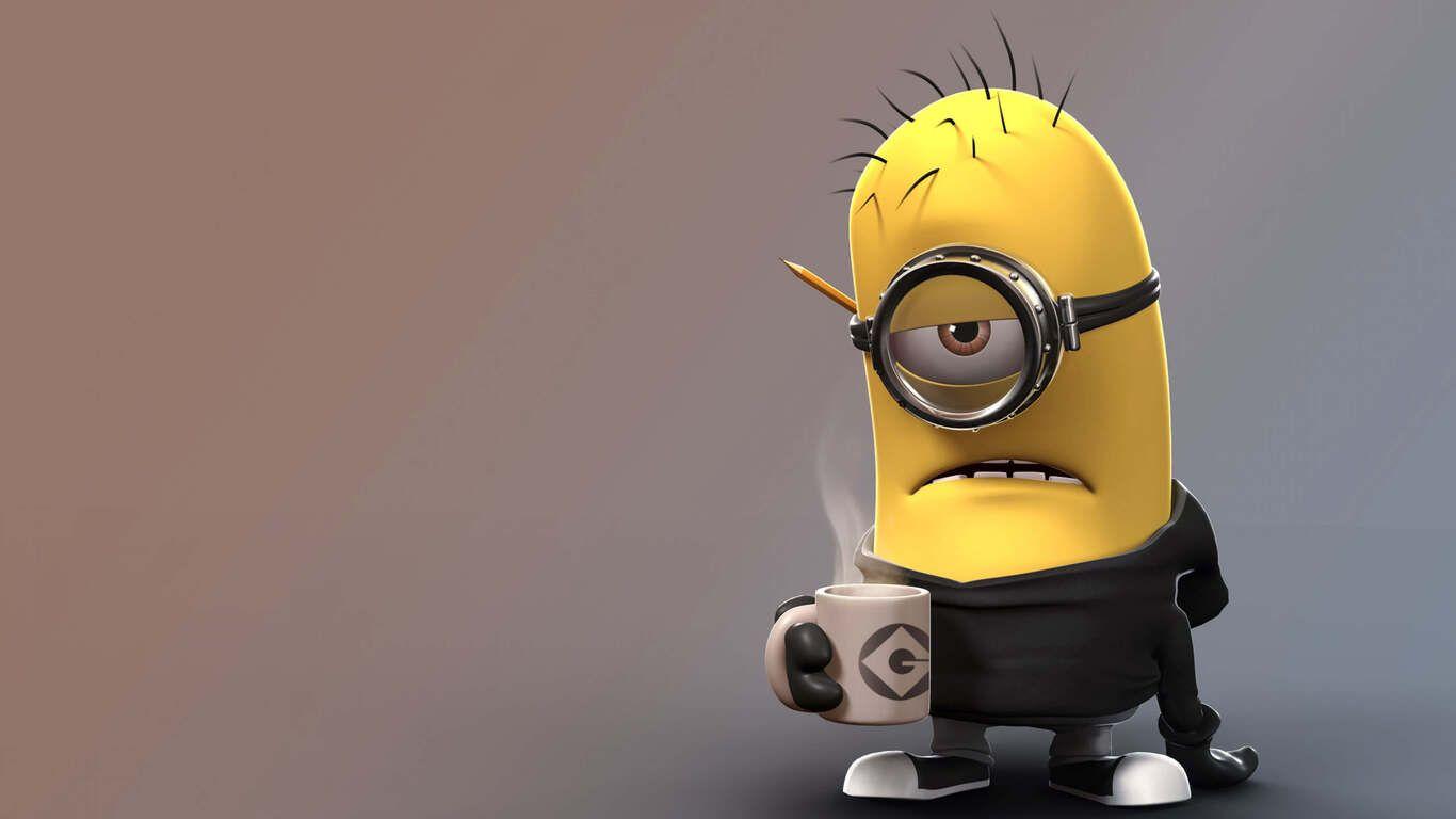 1366x768 Despicable Me Angry Minion 1366x768 Resolution HD 4k