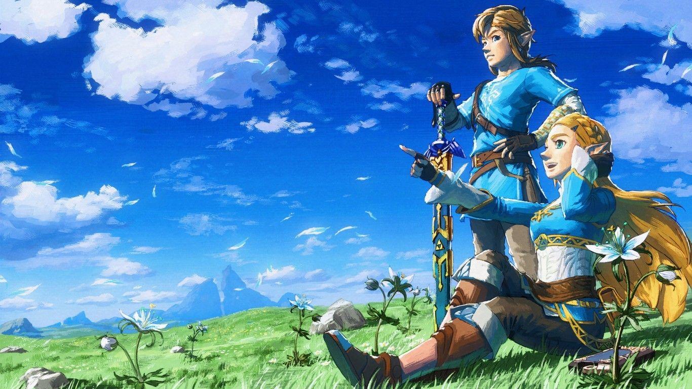 1366x768 Download 1366x768 The Legend Of Zelda: Breath Of Wild, Zelda, Link