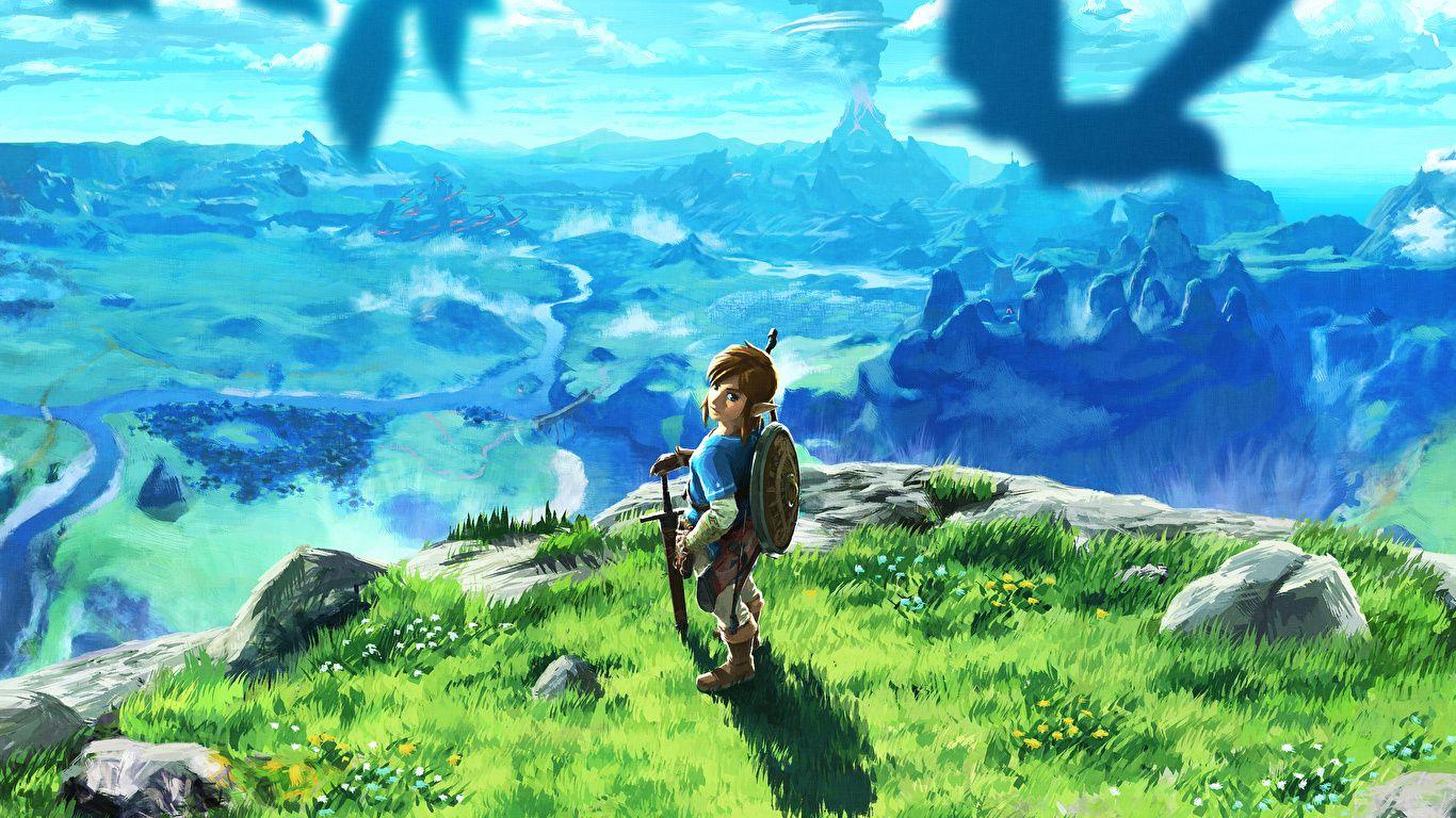 1366x768 Image The Legend of Zelda warrior Breath of the Wild 1366x768