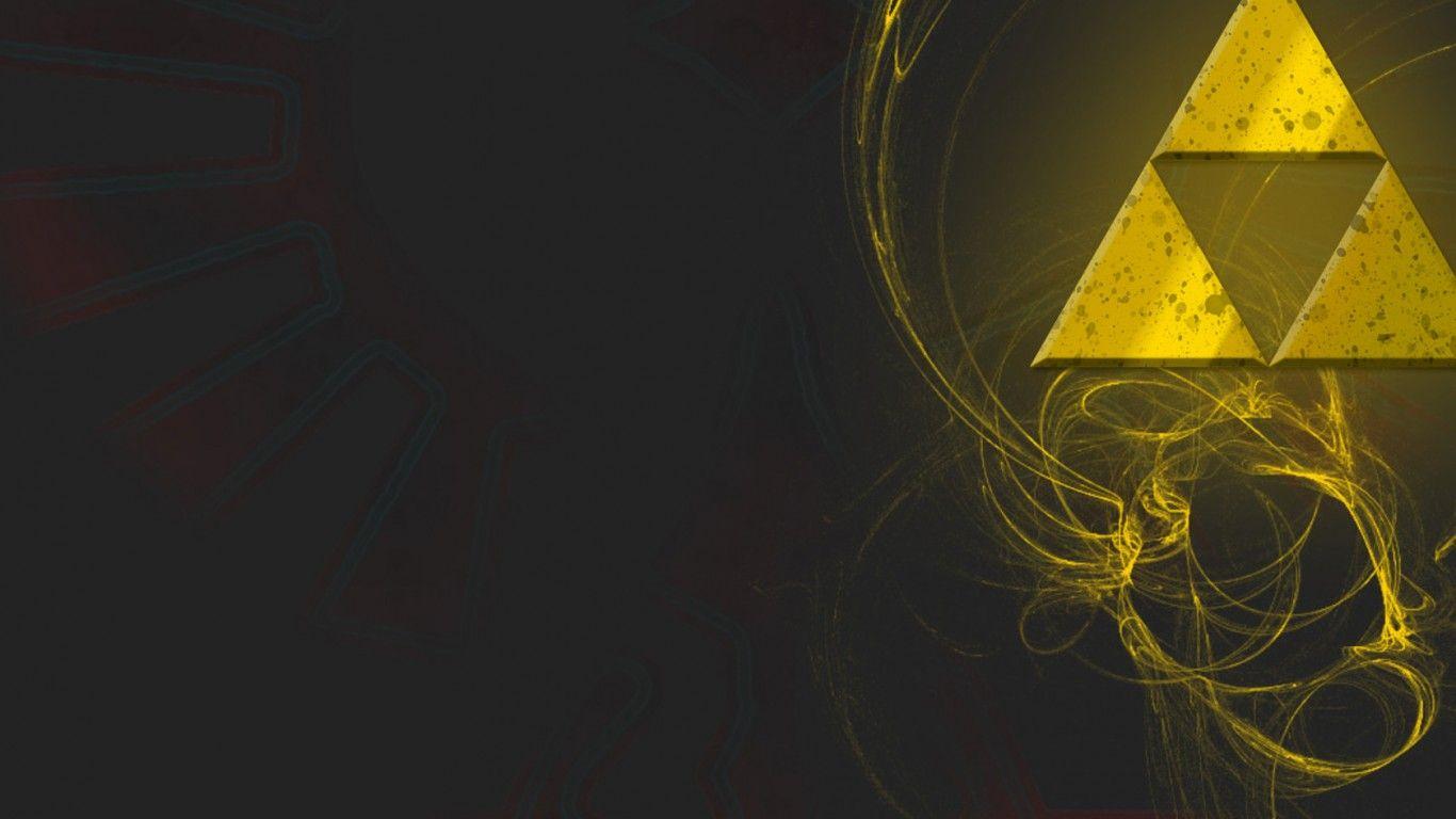 1366x768 Legend of zelda triforce HD Wallpaper 1366x768 Wallpaper