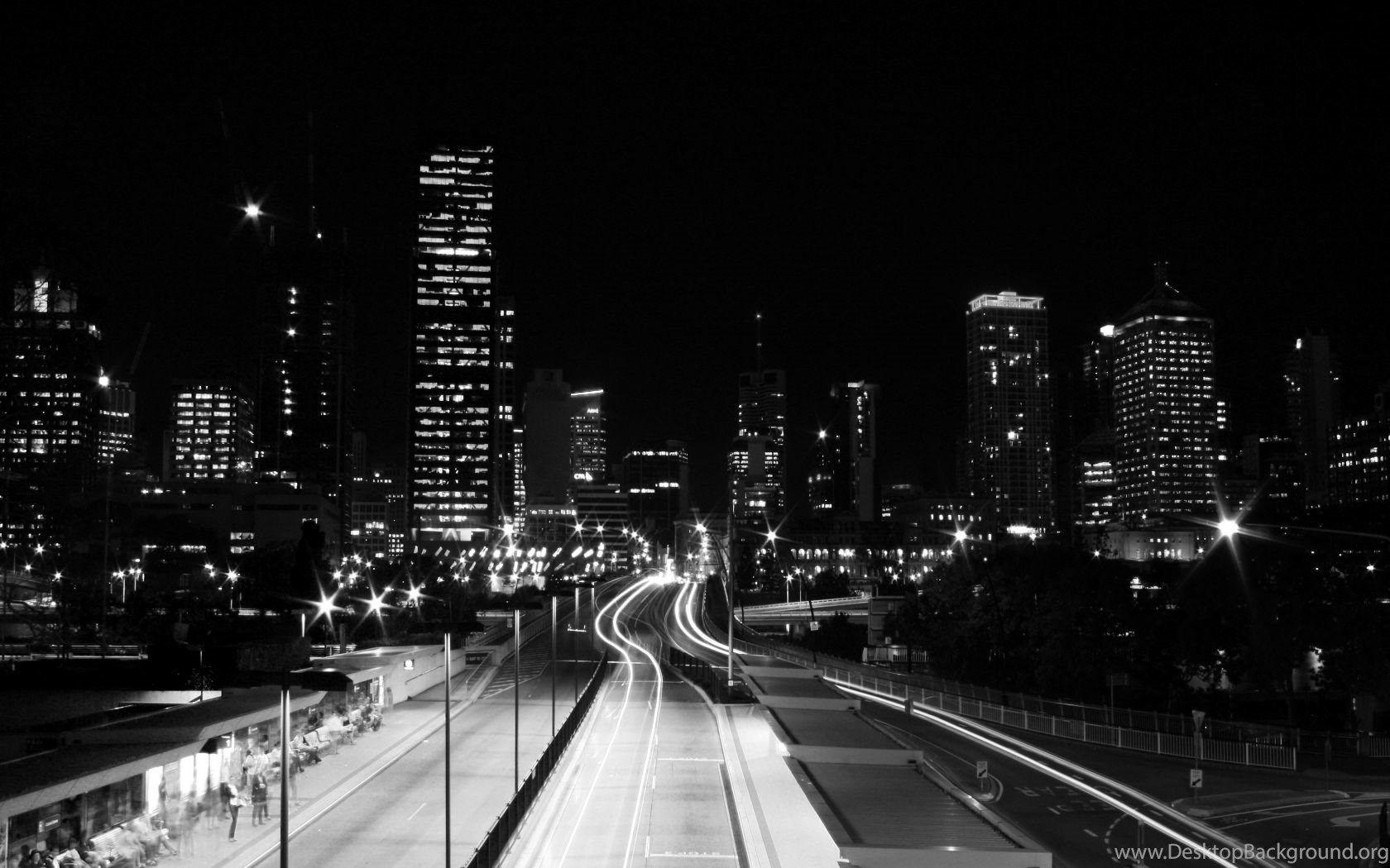 1680x1050 Black And White City Photography Wallpaper Desktop Background
