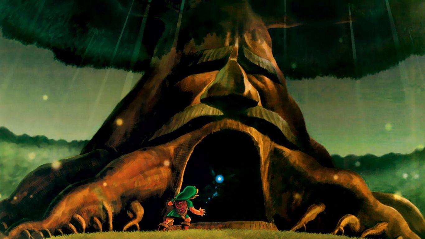 1366x768 Free download 1366x768 The Legend of Zelda Deku Tree desktop PC
