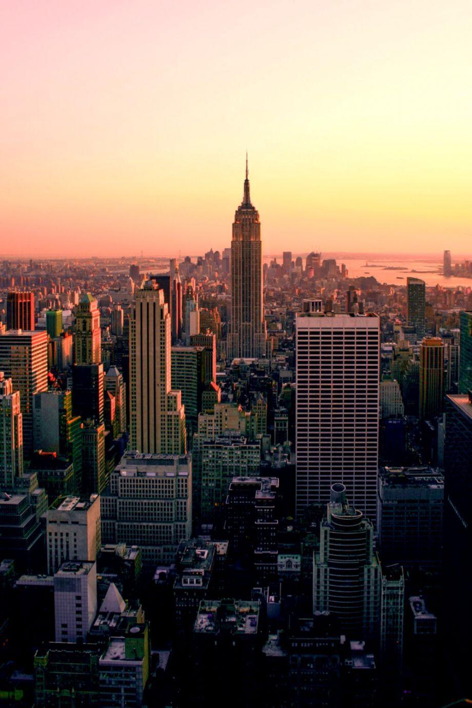 920x1380 Free download New York City Skyline Photography Wallpaper