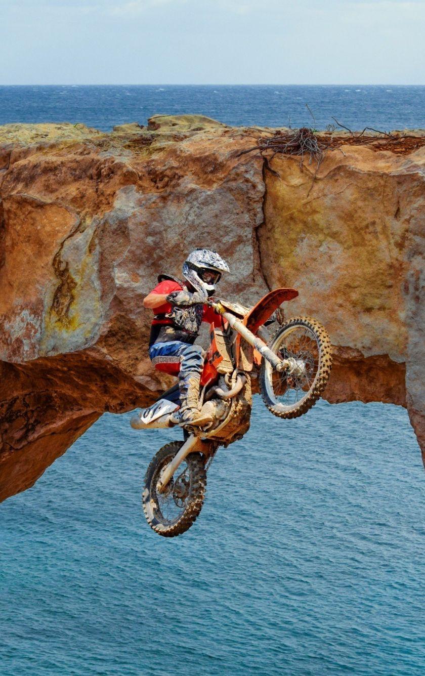 840x1336 Download 840x1336 wallpaper motorcycle, motocross, arc, sports