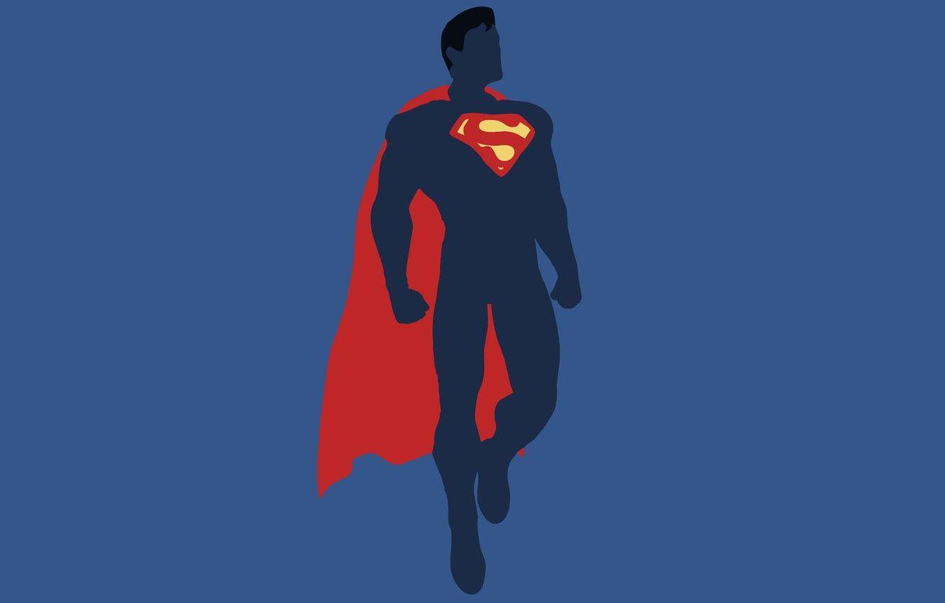 1332x850 Wallpaper minimalism, Superman, Minimal, Superman, DC Comics