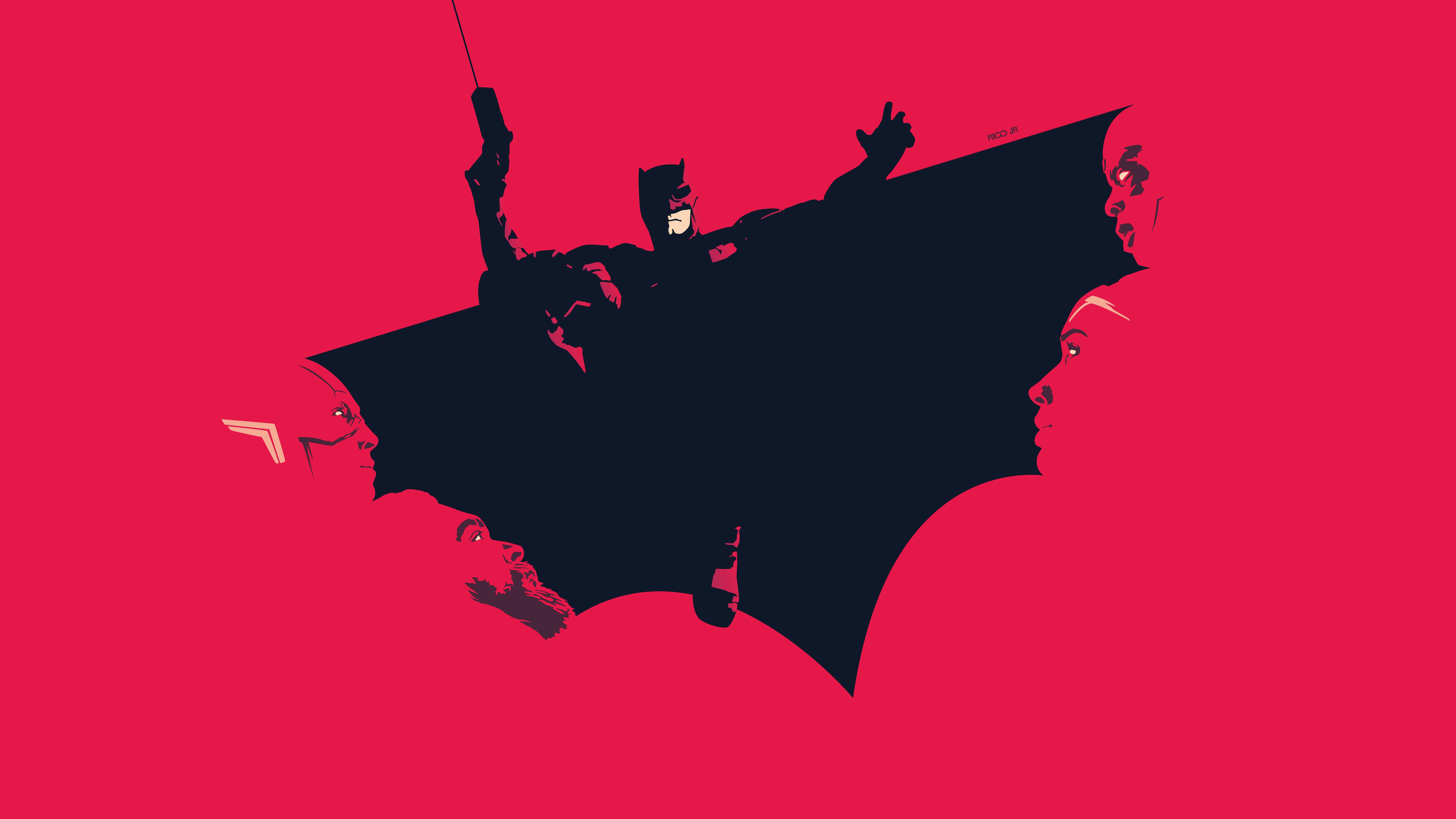 7680x4320 Justice League Minimal Artwork 4K 8K Wallpaper