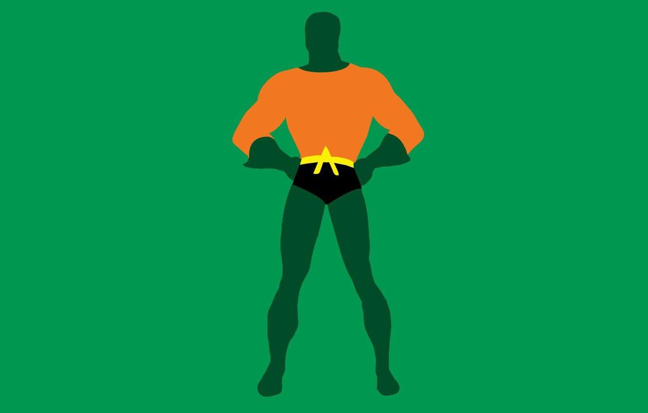 1332x850 Wallpaper minimalism, Minimal, DC Comics, Aquaman, Justice League