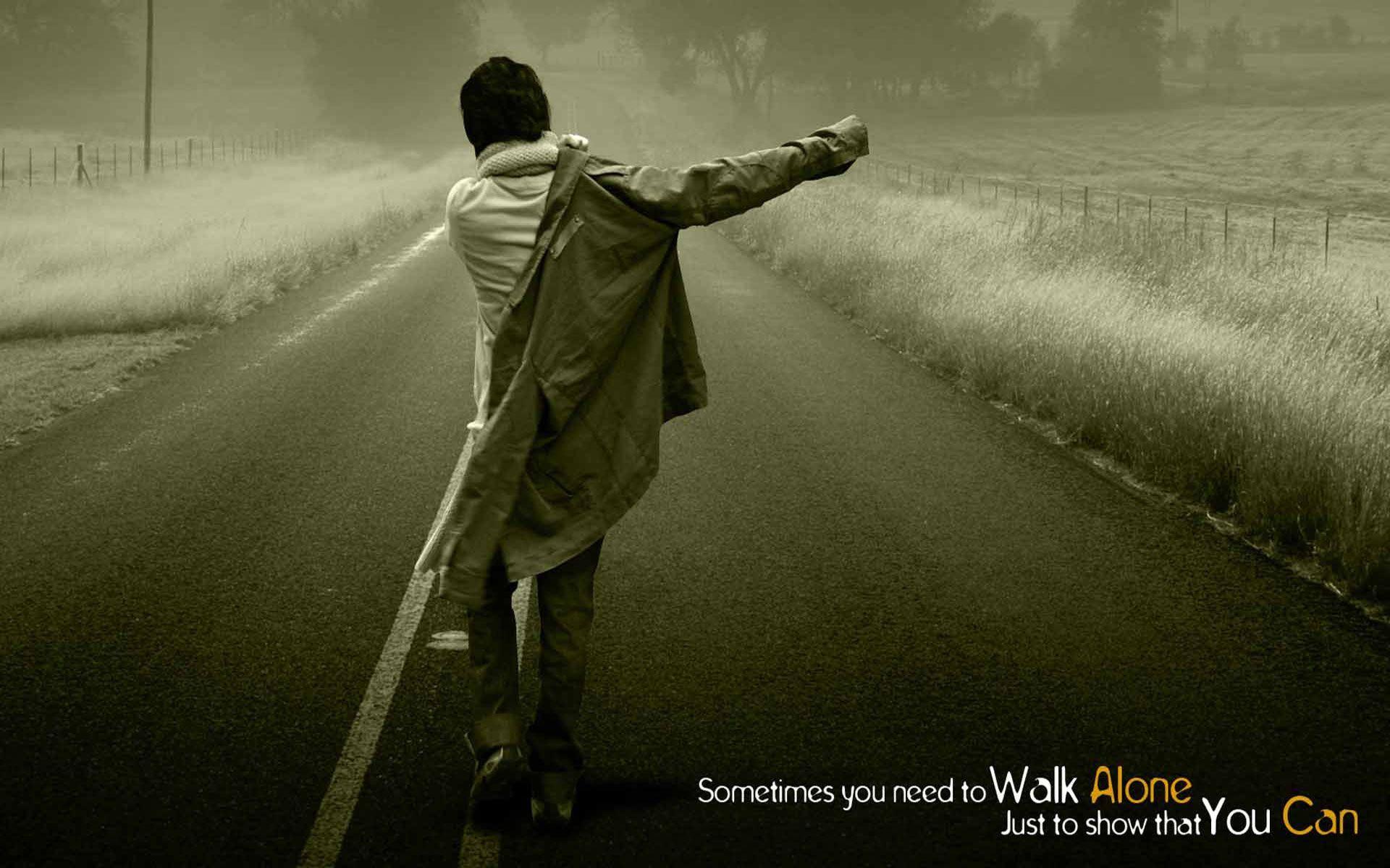1920x1200 I Walk Alone Wallpaper