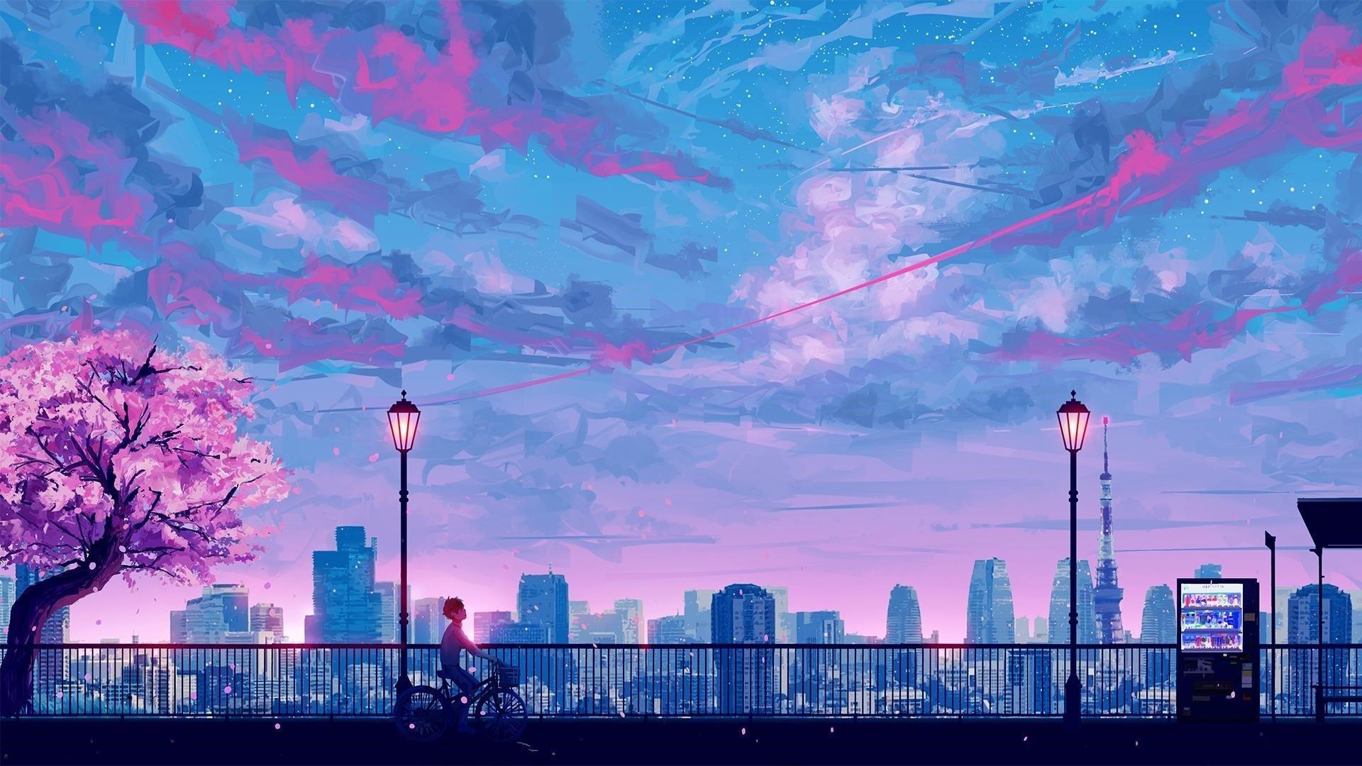 1920x1080 Anime Spring HD Wallpaper