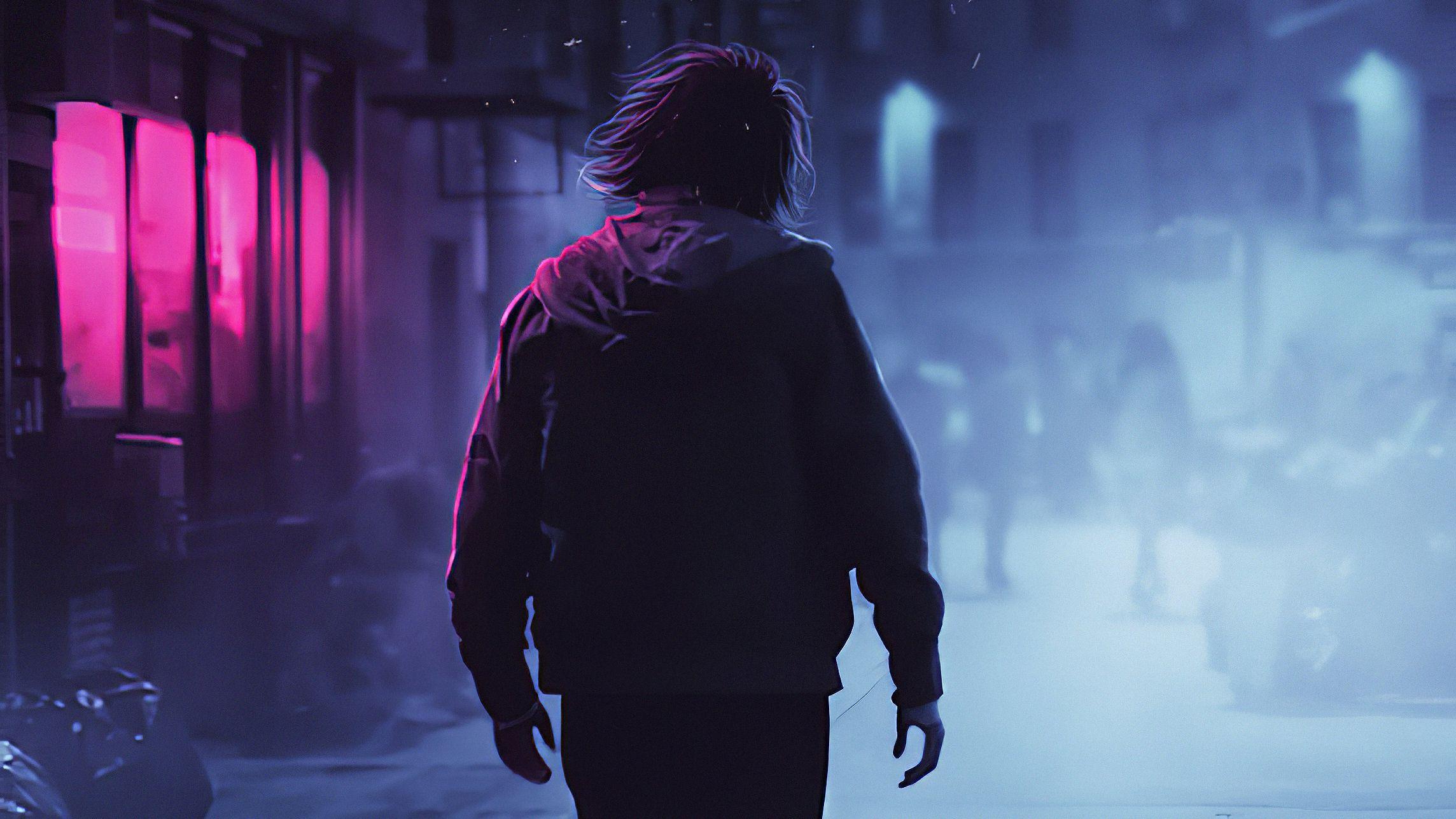 2288x1287 Joker Walking Alone, HD Superheroes, 4k Wallpaper, Image