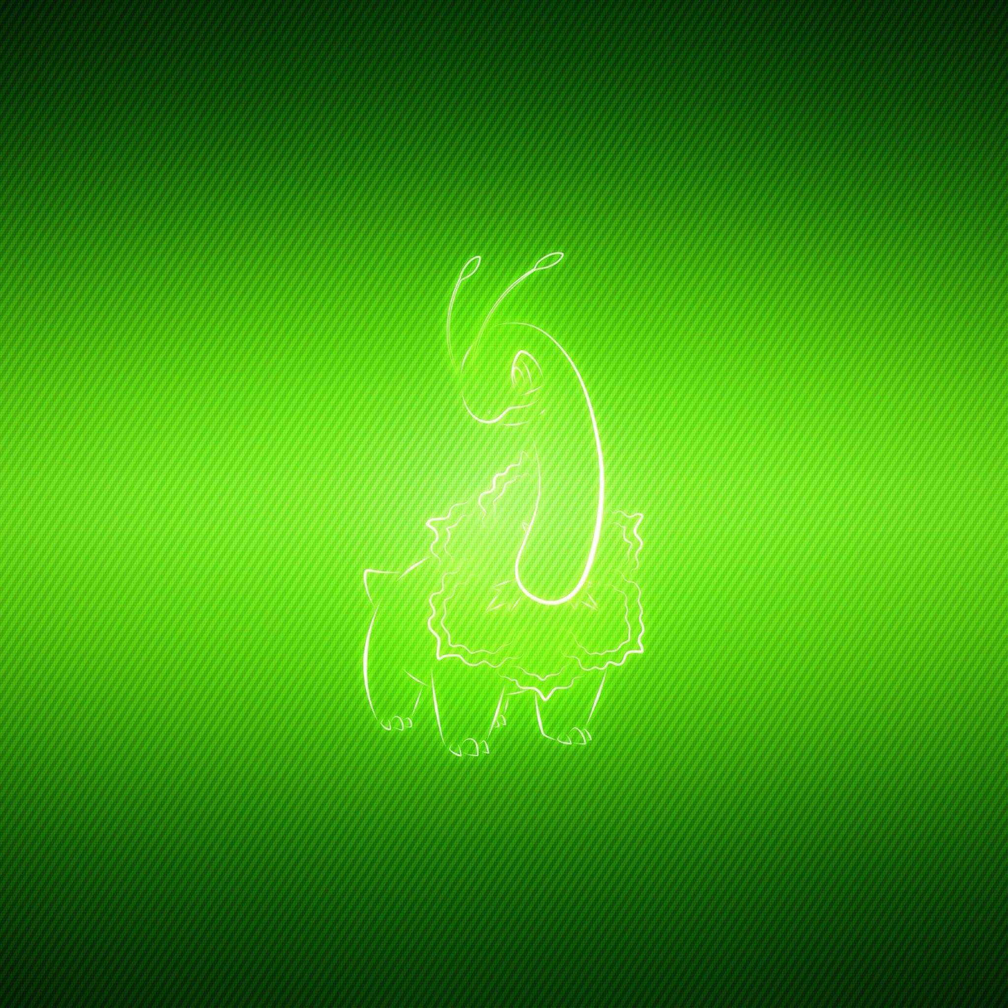 2048x2048 Meganium. Neon signs, Neon, Pokemon
