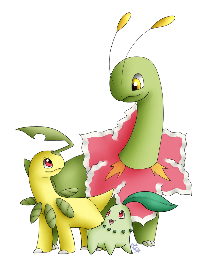 774x1032 We Are Family, Bayleef, Meganium
