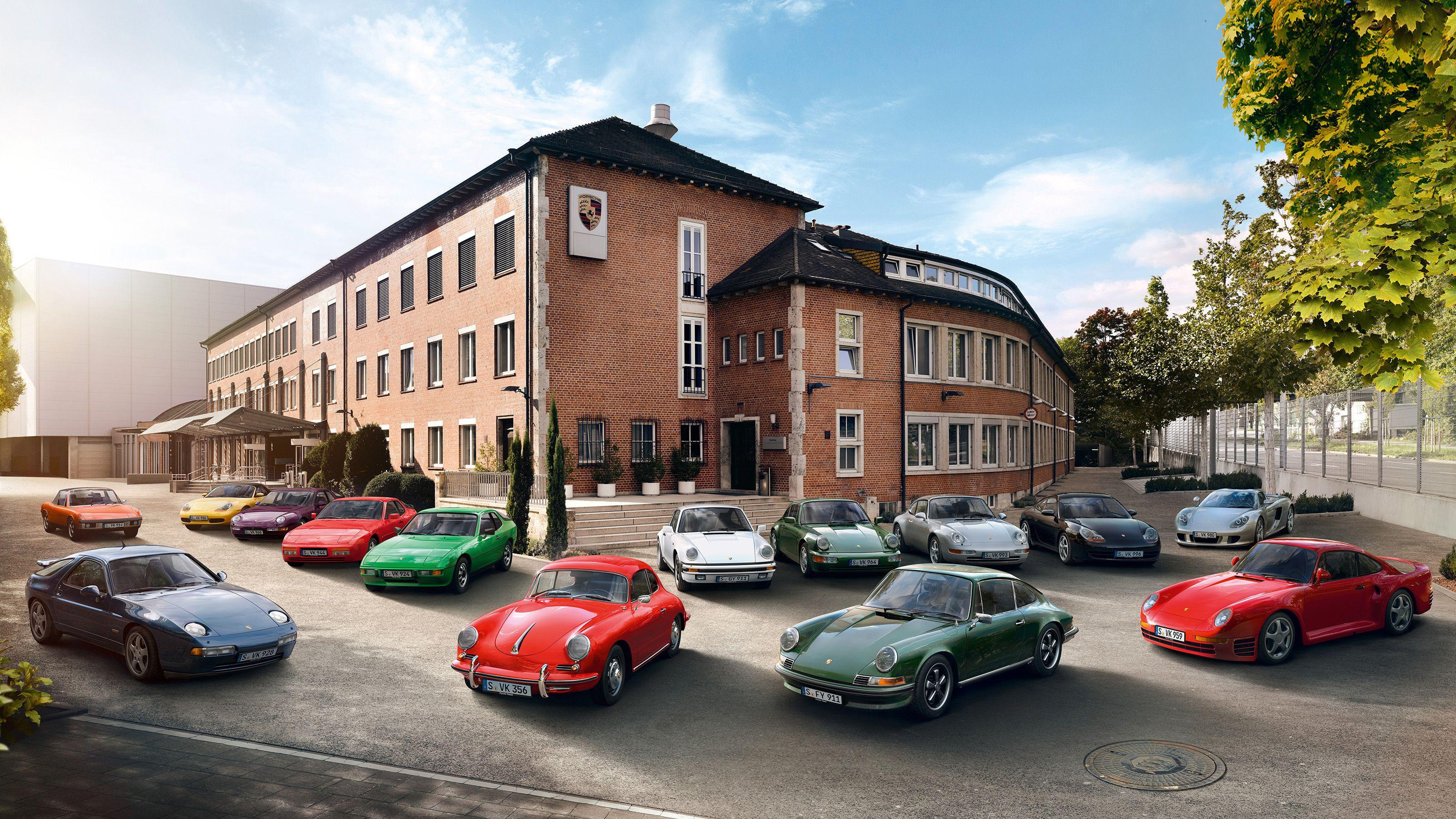 3200x1800 Picture Porsche Street automobile Many 3200x1800