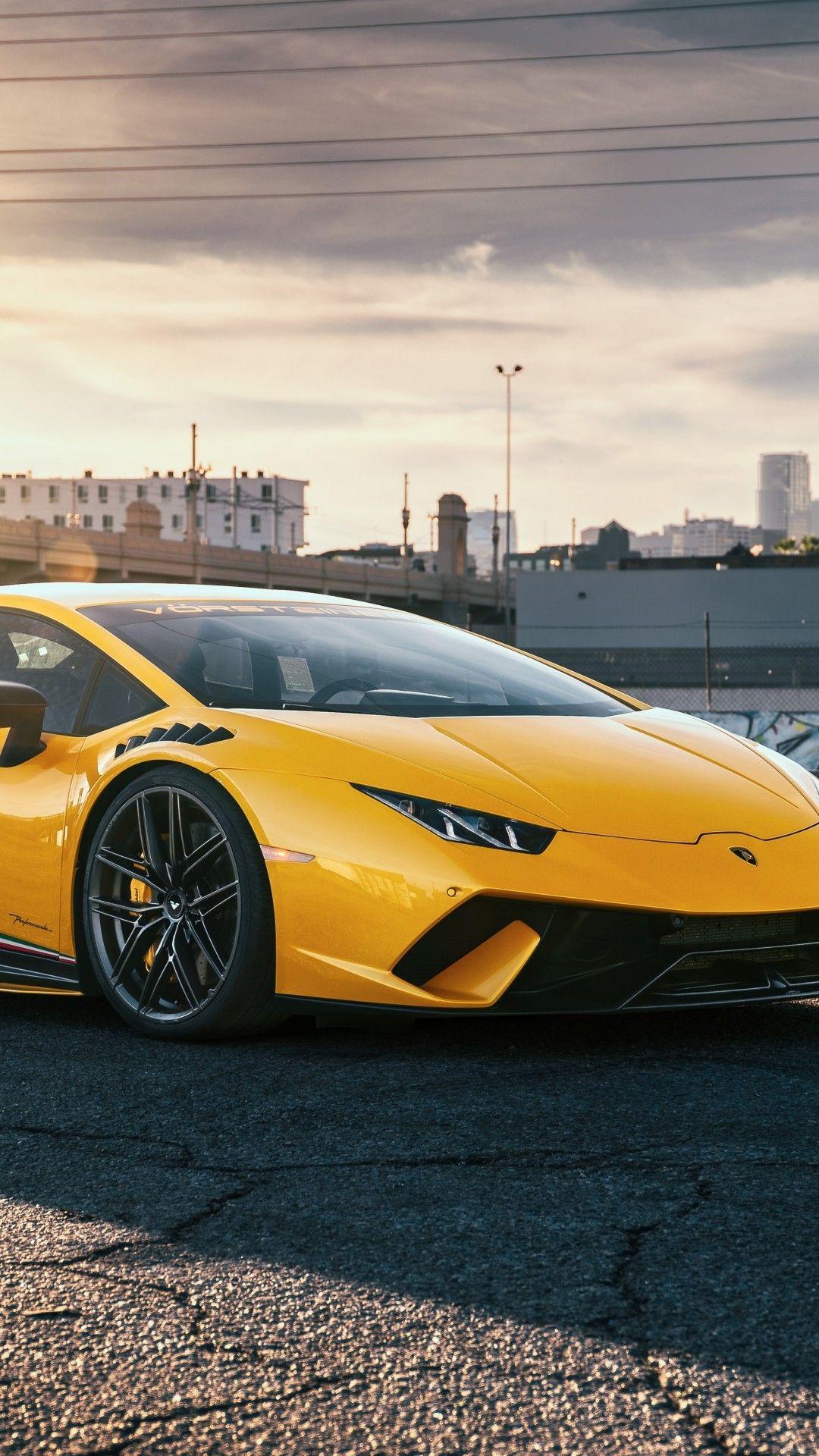 1080x1920 Download 1080x1920 Lamborghini Huracan Performante, Yellow