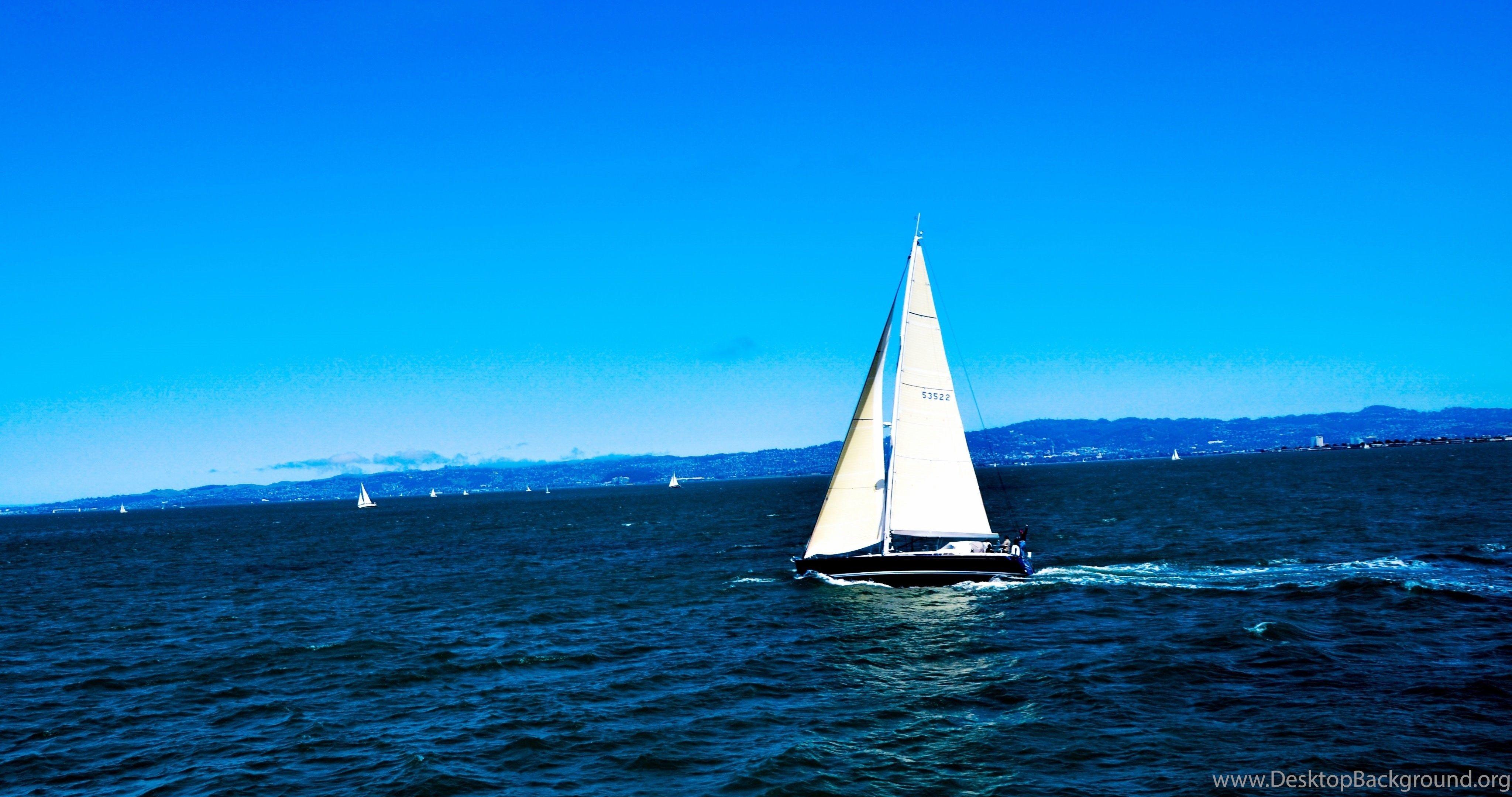 4096x2160 Sailing Boat 4K Ultra HD Magnificent Wallpaper Free HD Wallpaper